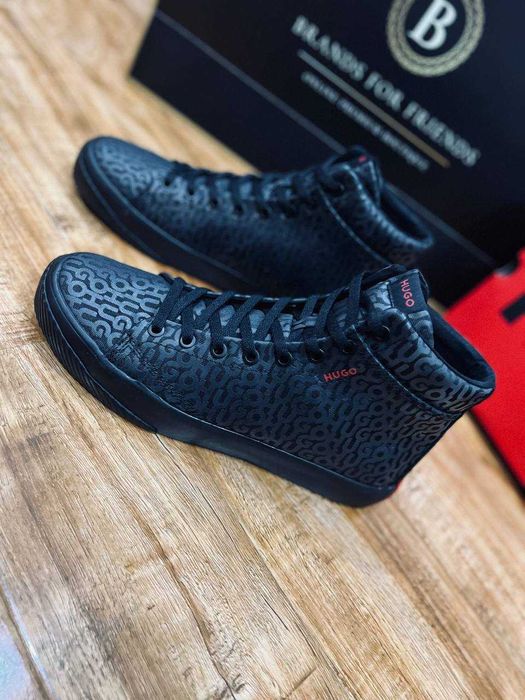 Hugo мужские высокие кроссовки РАЗМЕР 40