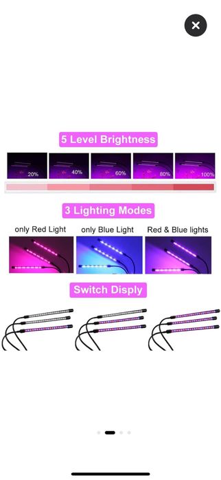 lampa pt cresterea plantelor si rasadurilor de interior