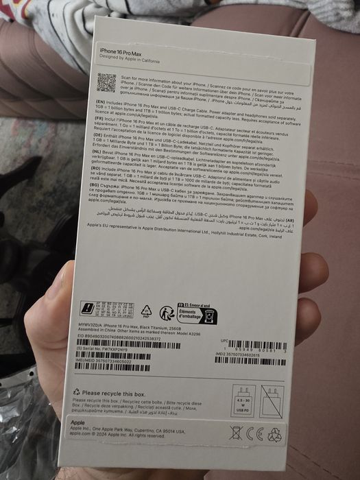 Iphone 16 Pro max,100% battery + ГАРАНЦИЯ