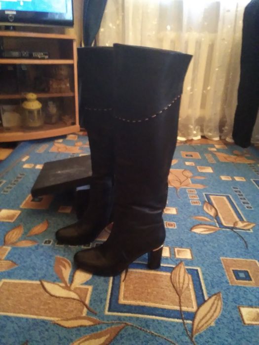 Зимние сапоги европейка