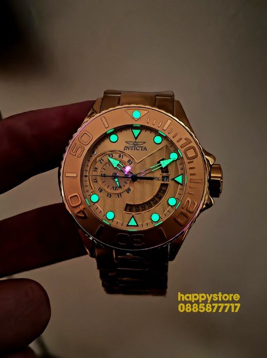 ПРОМО!!!  INVICTA Grand Diver Gold automatic 52 mm, Инвикта нов