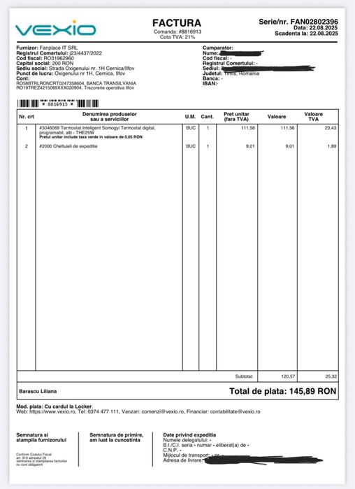 Termostat Inteligent Somogyi Termostat digital, programabil, alb