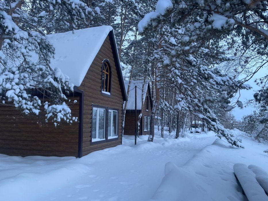 Два уютных дома на берегу озера Щучье