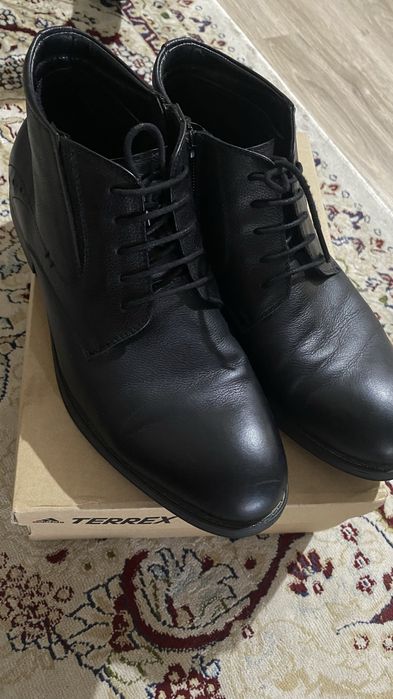 Кожанные сапоги мужские