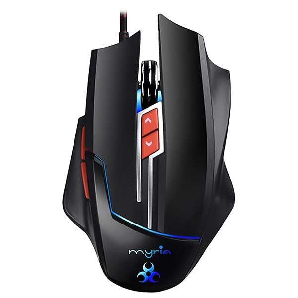 Mouse gaming Myria MG7505 8200 dpi cu fir negru nou in cutie sigilat