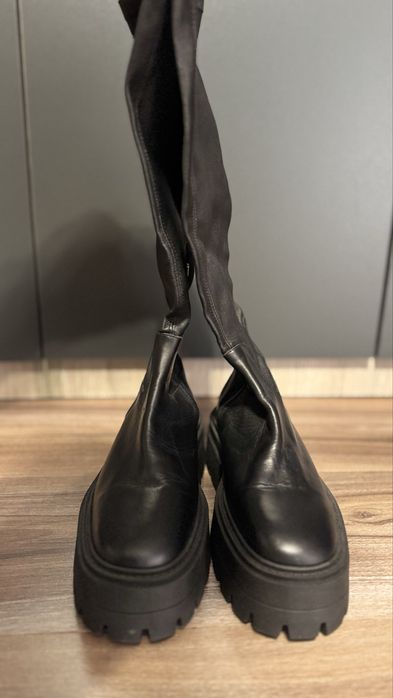 Cizme zara piele