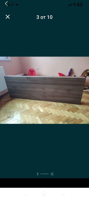 Барплот И шкаф МДФ 18мм. Дъб Какао