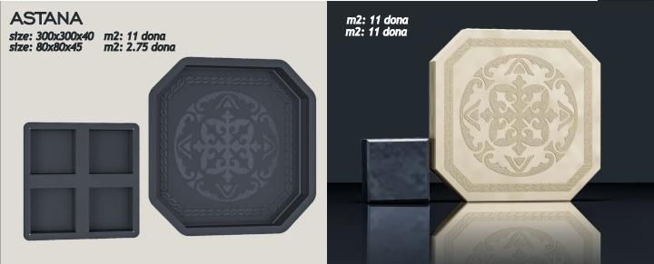 Формы для брсчаток и тротурных плиток