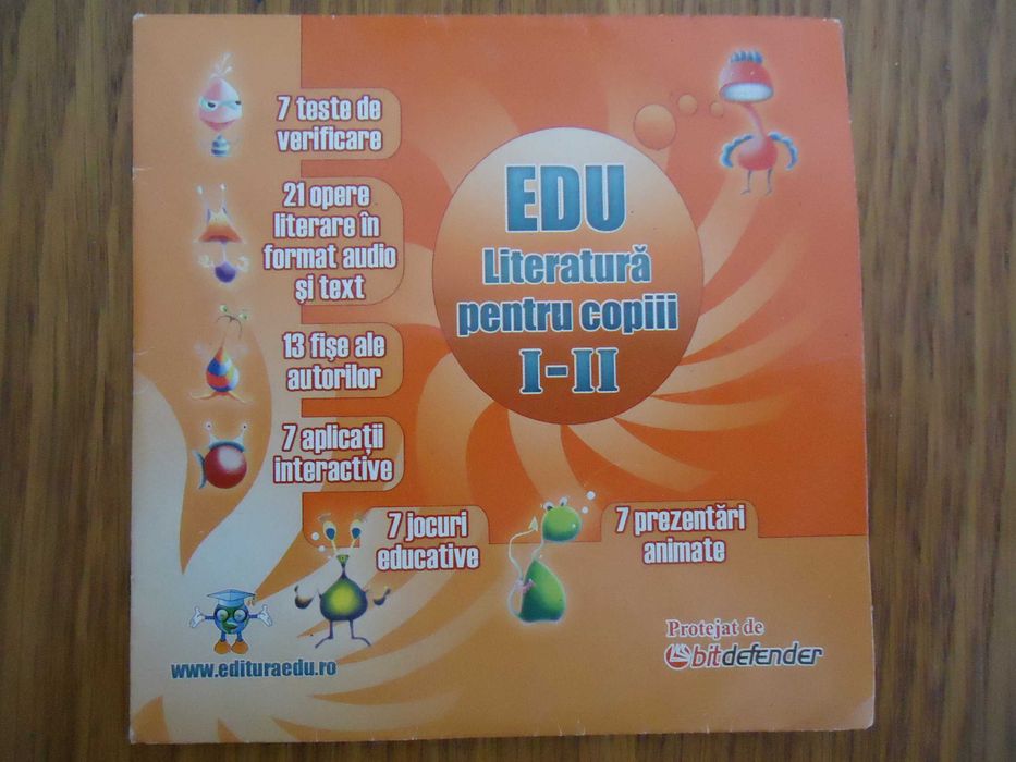 Vand 5 Cd-uri pentru copii pentru clasele I-II