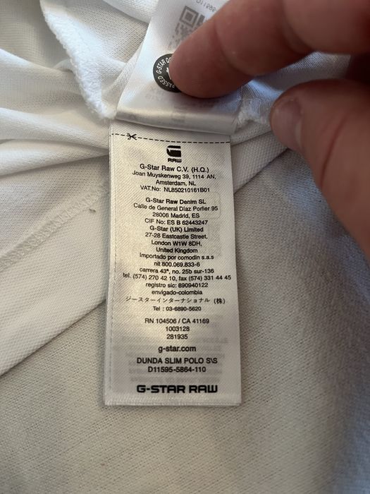 Tricou Polo G-STAR RAW original bumbac pique nou