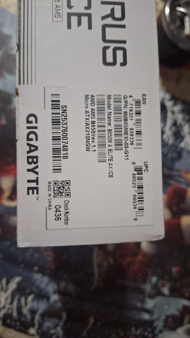 Placa de baza GIGABYTE B650E AORUS STEALTH Ice, AM5, DDR5, Wi-Fi, BT