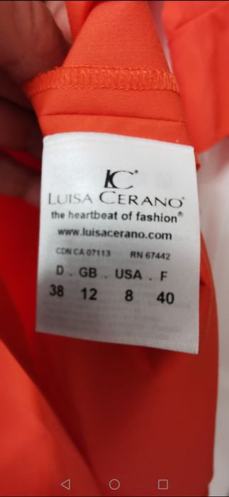 Luisa Cerano платье