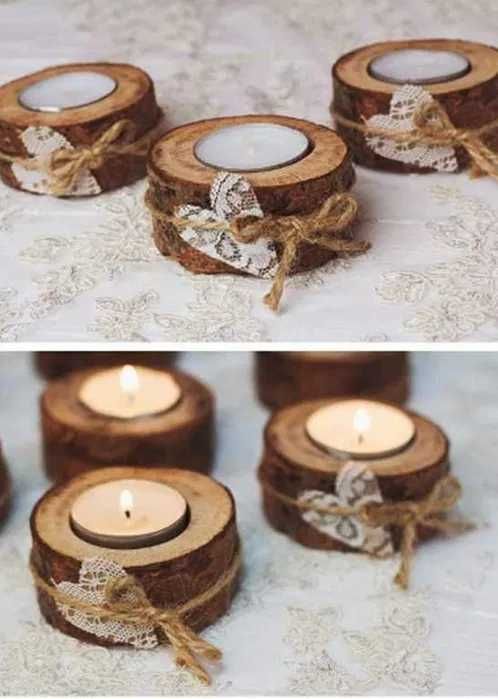 Декоративная подставка для свечи