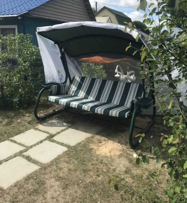 Качели садовые трехместные на 180кг Беларусь НОВЫЕ