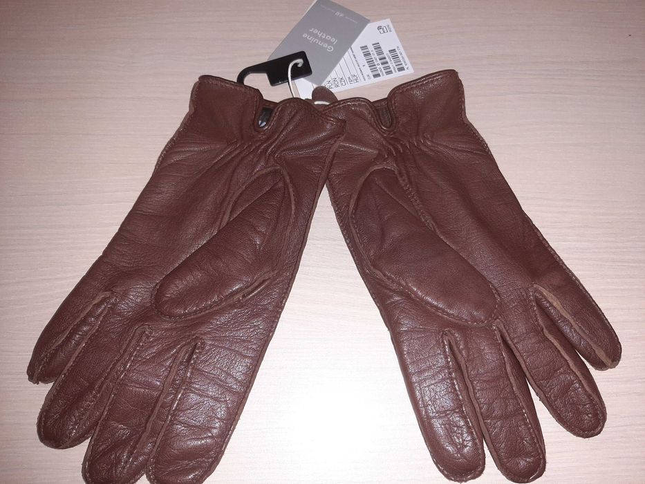 НОВИ ръкавици H&M естествена кожа