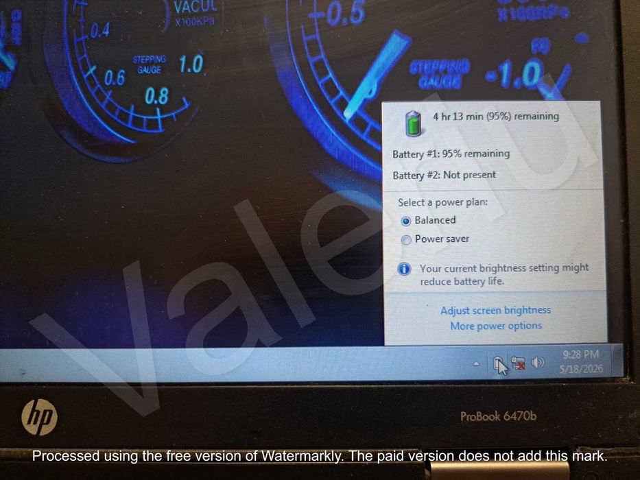 Laptop HP configurat pentru diagnoză auto, gata de lucru