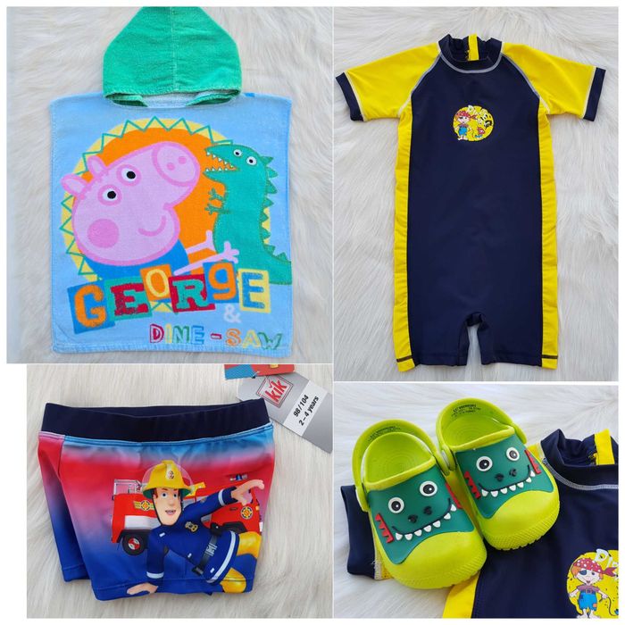 Детско пончо Peppa Pig George 3-6 години