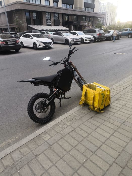 Электровелосипед на пространственной раме пробег до 220км.