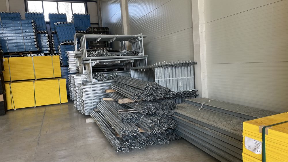 Фасадно рамково скеле ново поцинкована стомана цена качество