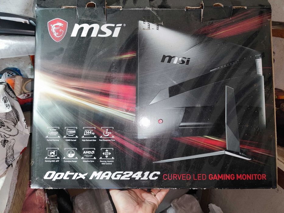 Vand monitor gaming LED VA MSI 23.6", Full HD, 144Hz, 1ms