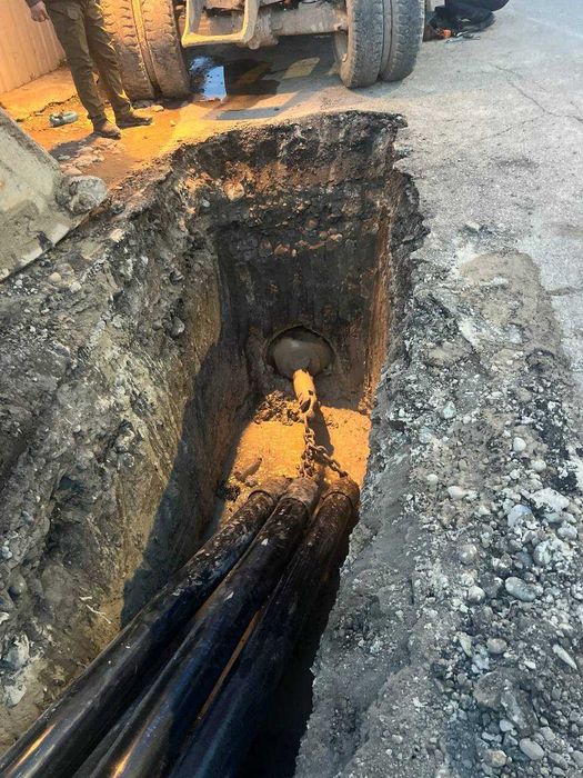 ГНБ Prakol truba asfalt tegidan