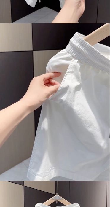 Белые летние шорты