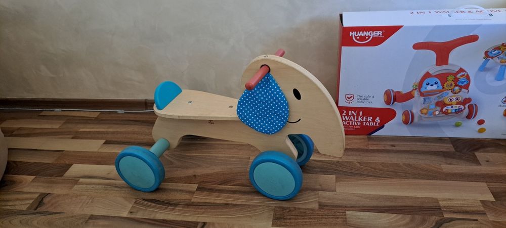 Дървено колело без педали