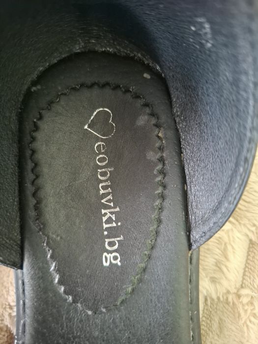 Дамски сандали естествена кожа