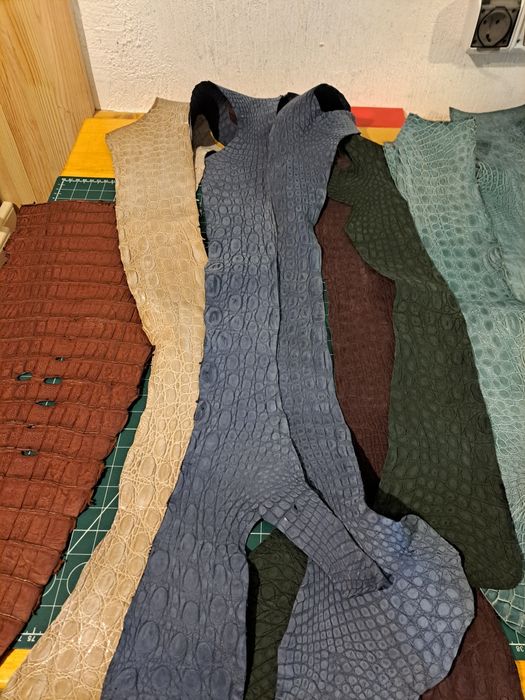 Piele exotica, crocodil si piton