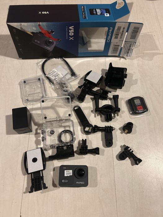 Екшън камера V50X , 128gb memory card и две батерии