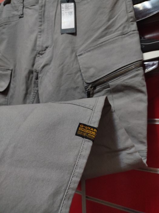 Оригинален карго панталон G-Star Raw Zip Pocket W38 L32 нов мъжки 3D