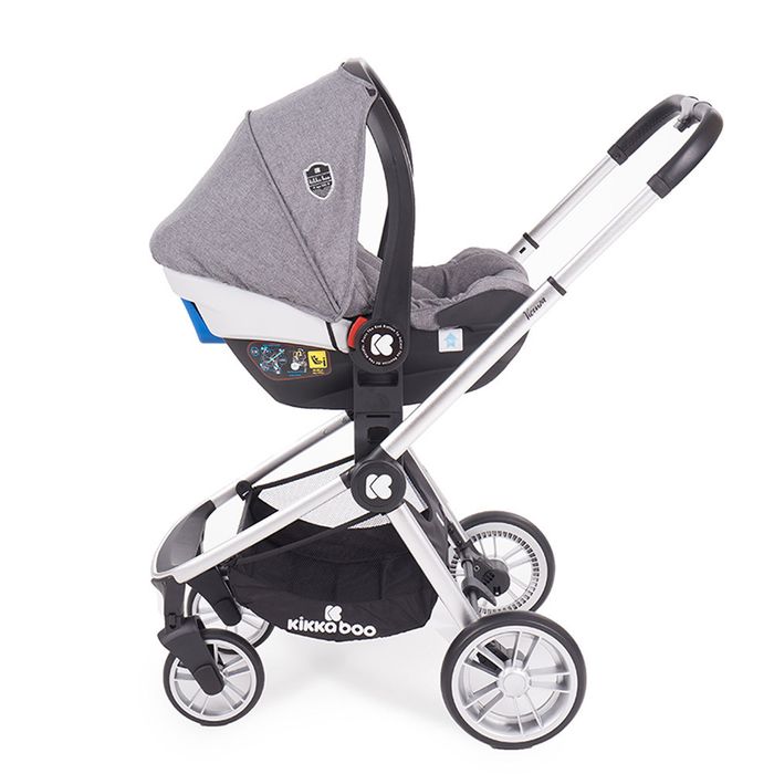 KIKKA BOO Комбинирана количка 3в1 VICENZA GREY