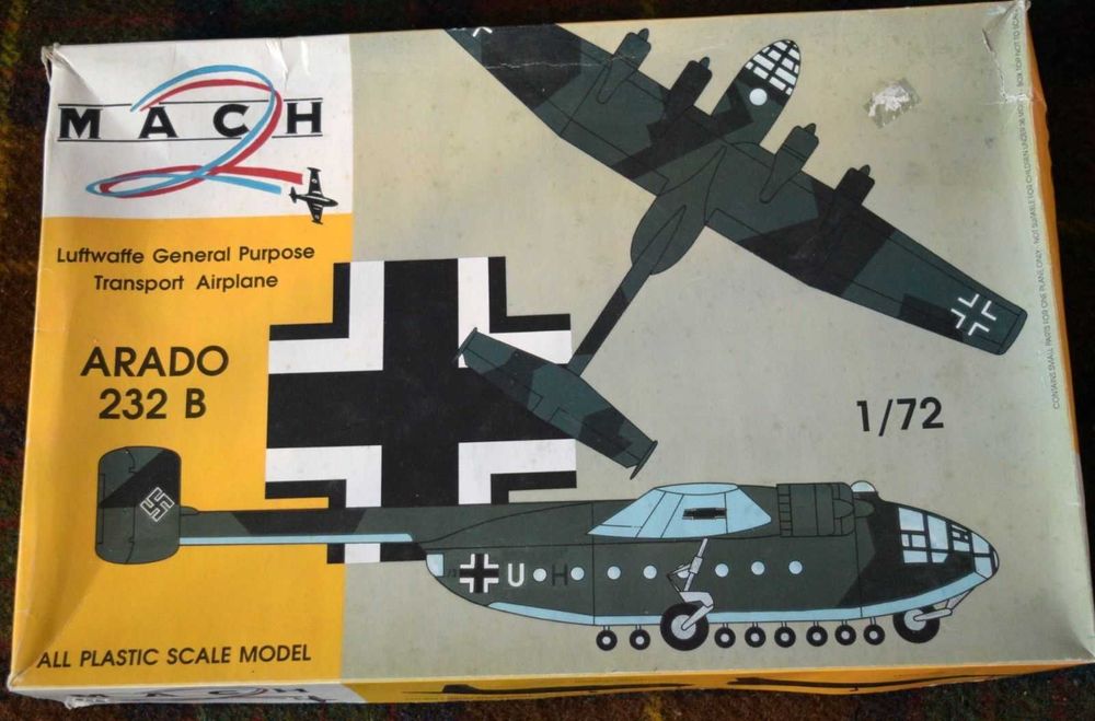 сборная модель самолета БЕ-6 1/72 ГДР СССР