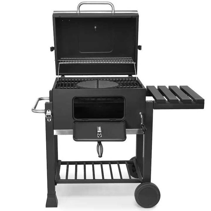 Gratar pe Carbune Profesional Mr. Grill, Dimensiune L- Negru