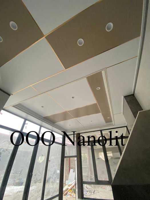 Продам алюминиевые потолки Армстронг - различные дизайны