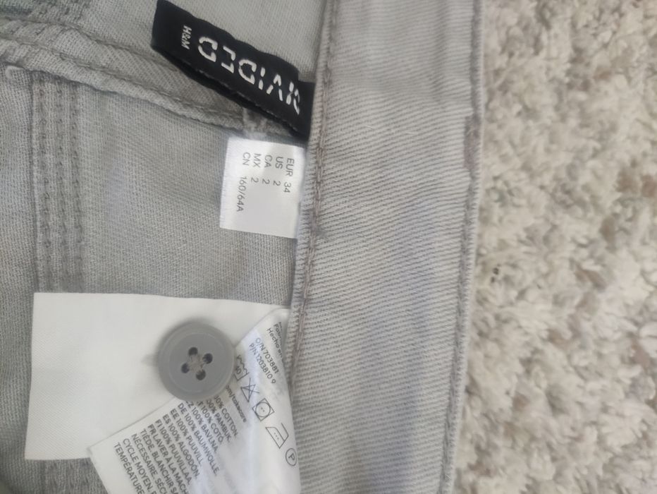 Карго памучен панталон Н&М 34 н.