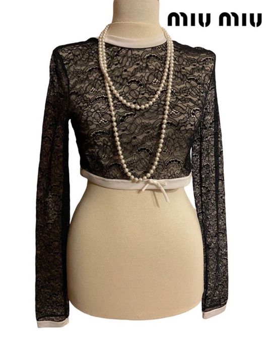 Bluză Miu Miu eleganta superba din dantela (autentica)