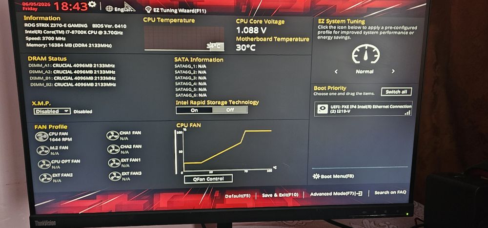 KIT Gaming i7 8700K+ Placa de baza ASUS ROG STRIX Z370-E GAMINGLA 800 RON