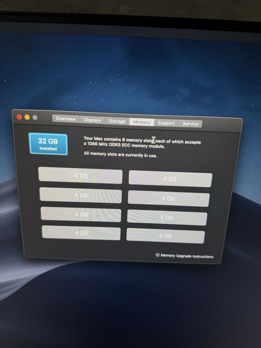 Apple Mac Pro 4,1 (2009) Flash-нат до 5,1 dual cpu version