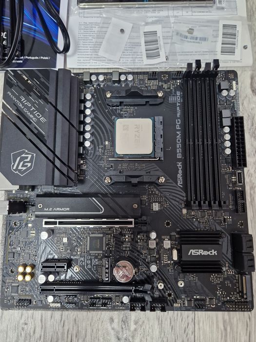 Материнская плата Asrock B550M PG Riptide без процессора