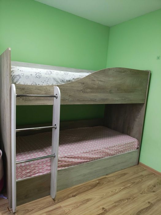 Двуетажно детско легло БЕЗ МАТРАЦИ