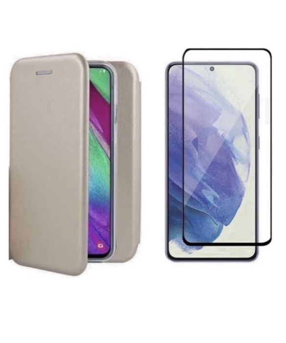 Samsung A16/A17/A26/A36/A56 Husa Carte Piele Eco + Folie Sticla Devin
