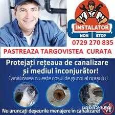 Instalator sanitar non-stop si gauri Cu Carota profesionala Targoviste