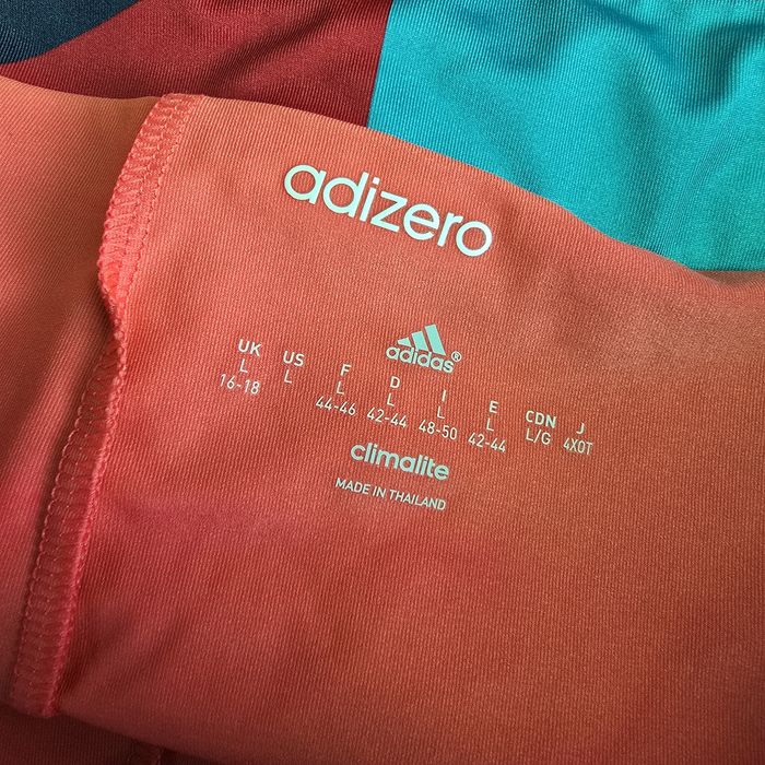 Fustita mini Adidas - L - Femei - roșie- ușor purtata