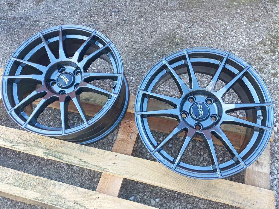 18"O.Z 5x114.3 Matt Gunmetal 8ж ет40 Honda Mitsubushi Dacia Renault Nissan Чисто Нови.
