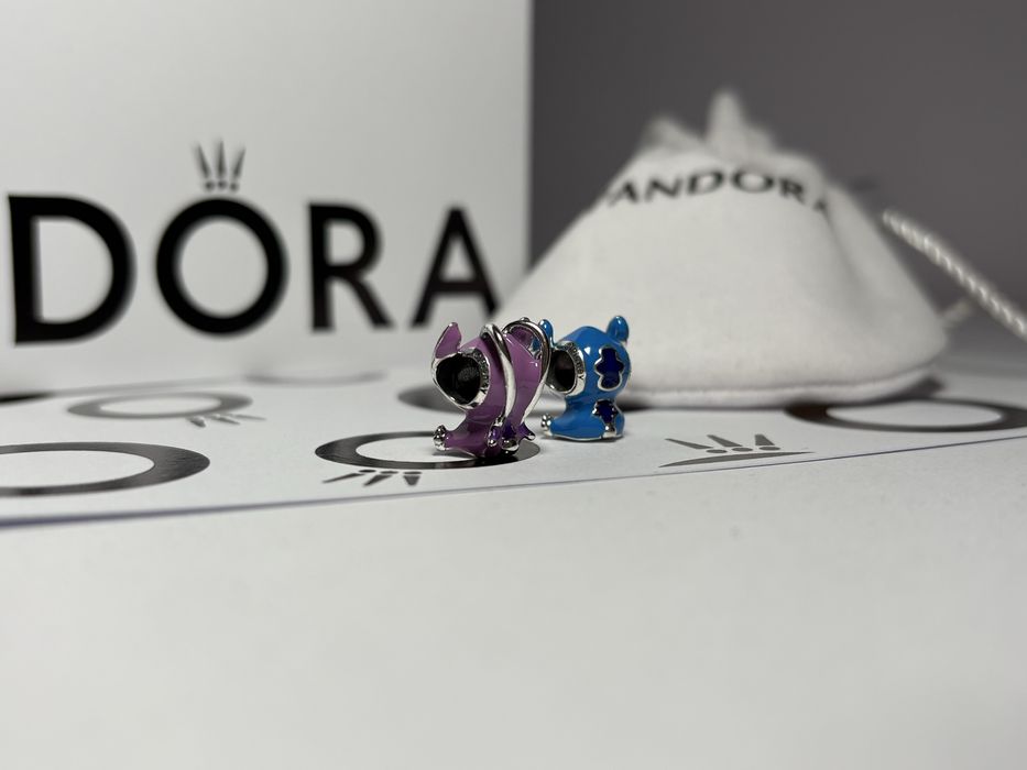 Pandora disney charm Angel&Stitch 1+1