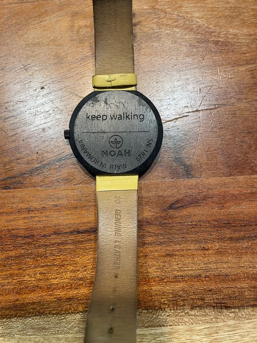 Ceas lemn noah negru