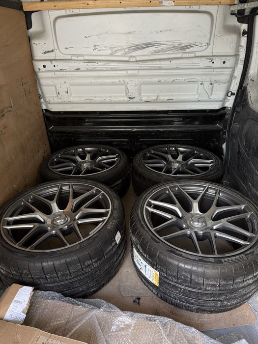 Джанти Amg gt 21 с чисто нови летни гуми джантите са с датчици