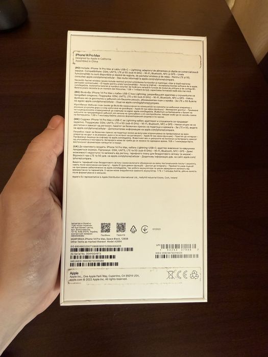 iPhone 14 Pro Max, Space Black, 128GB