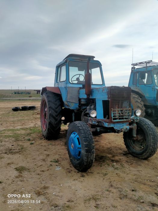 МТЗ 80 үш орақты сенокос